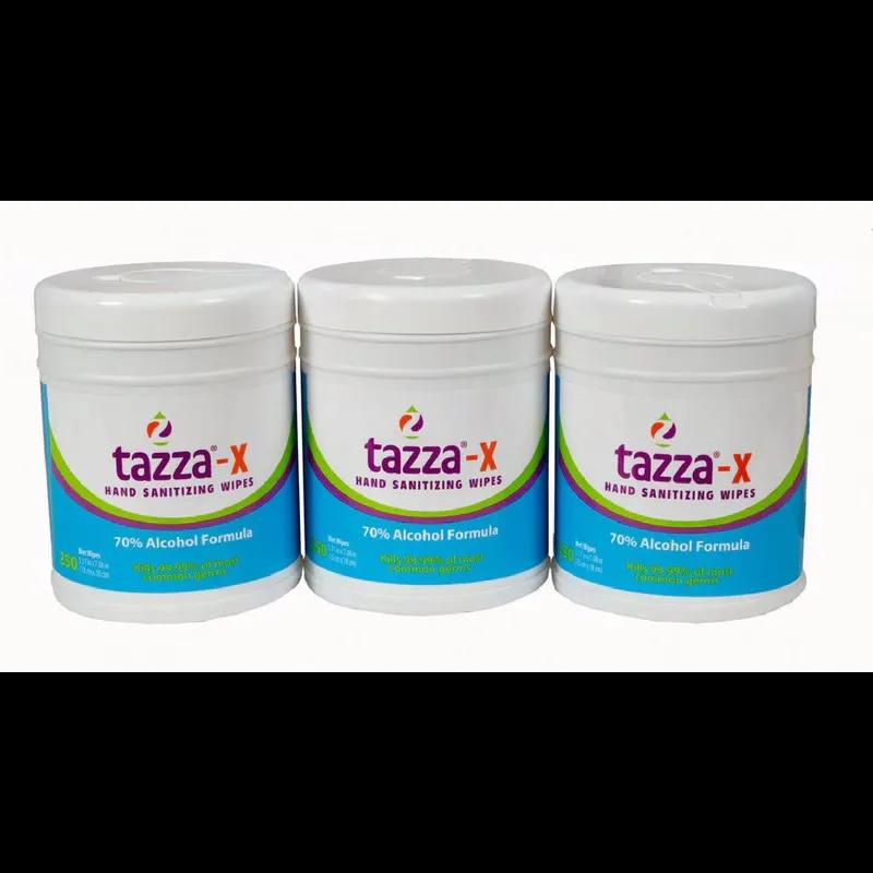 Tazza® Sanitizer 5X7 IN Cart Wipe 1200 Count/Pack 4 Packs/Case