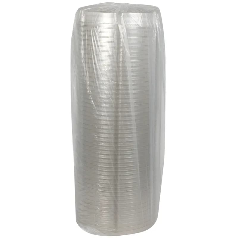 Deli Serving Tray 64 OZ 6 Compartment PET Clear Round 100/Case