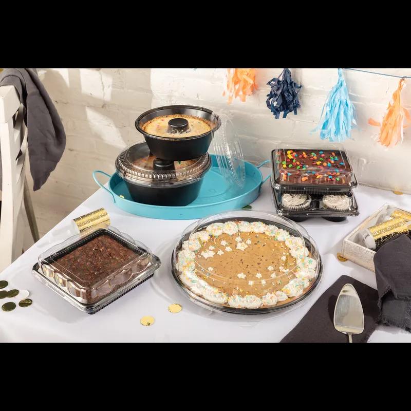 Angel Food Cake Cake Base 10X4 IN CPET Black 200/Case