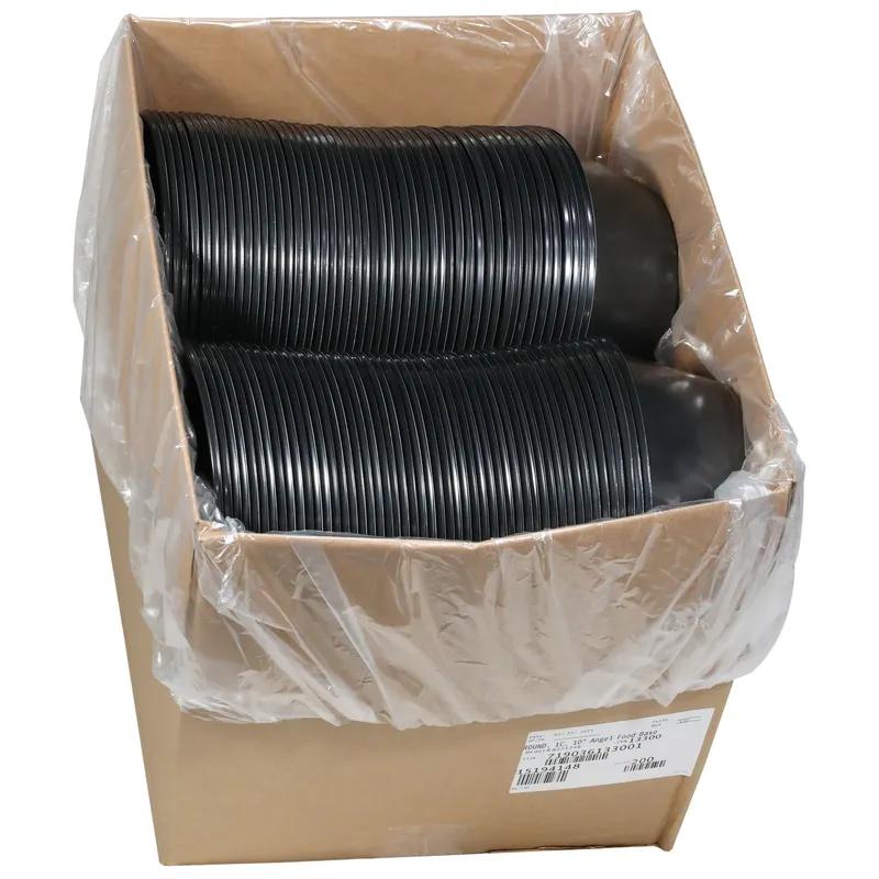 Angel Food Cake Cake Base 10X4 IN CPET Black 200/Case