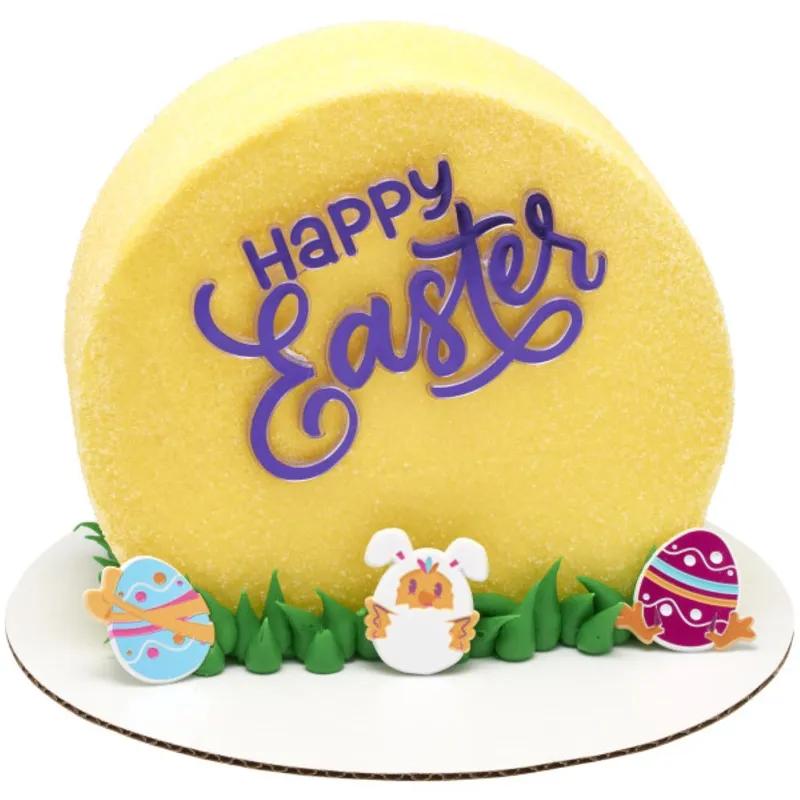 Cake Decorating Layon Foil Happy Easter 24/Bag