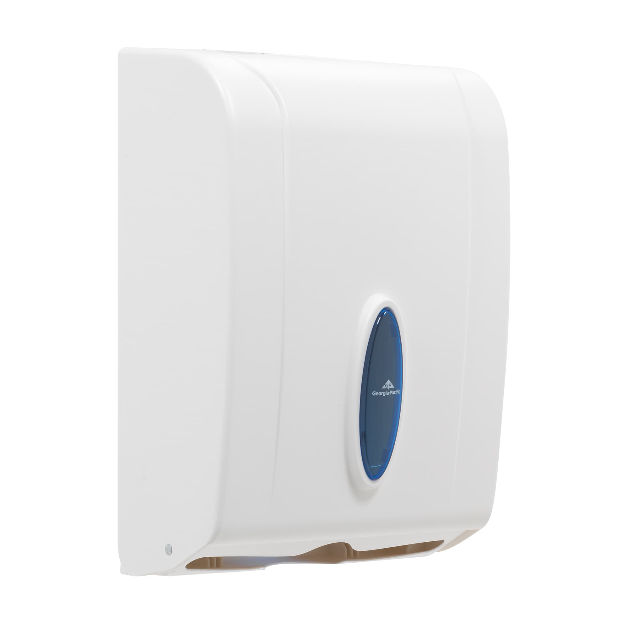 Georgia-Pacific Pro® Paper Towel Dispenser 5.5X11.1 IN Plastic Wall Mount, Locking White Multifold 1/Each