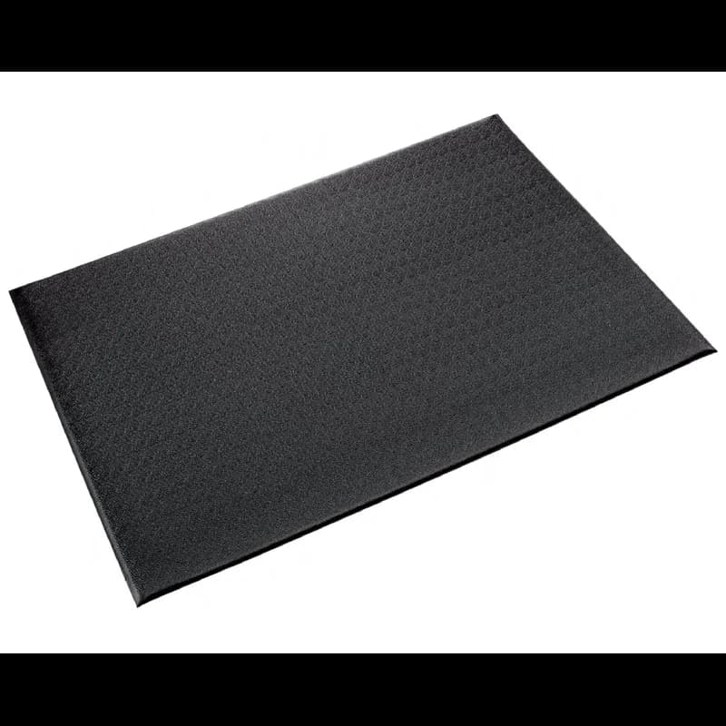 Tuff-Spun Foot Lover Anti-Fatigue Floor Mat 24X36X0.38 IN Black Polyvinyl Chloride (PVC) Foam 1/Each