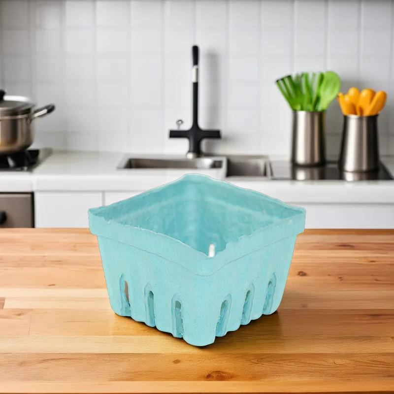 Berry Basket 16 OZ Molded Fiber Green 500/Case