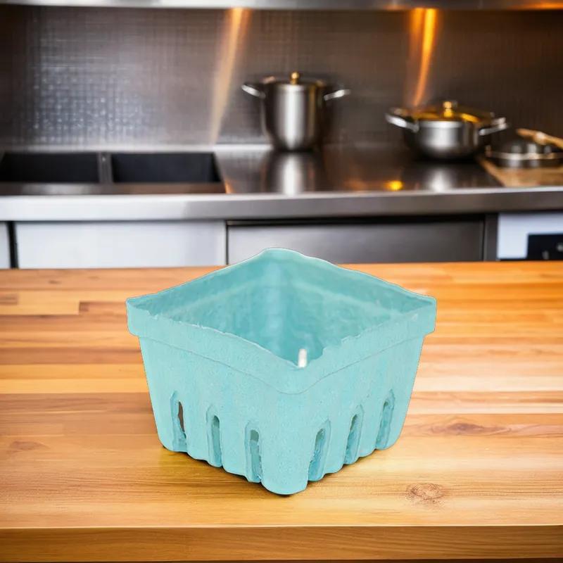 Berry Basket 16 OZ Molded Fiber Green 500/Case