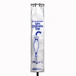 Umbrella Bag 7X35+1.5 IN Clear HDPE 0.7MIL 1000/Case