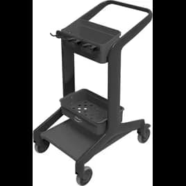 Vikan® HyGo Cleaning Station Black PP Stainless Steel TPE Rubber Brass Rear Locking Casters Unassembled Mobile 1/Each