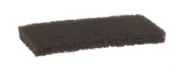 Vikan® Scrubbing Pad 9.6X4.5X1 IN Polyester Brown Coarse 10 Count/Box