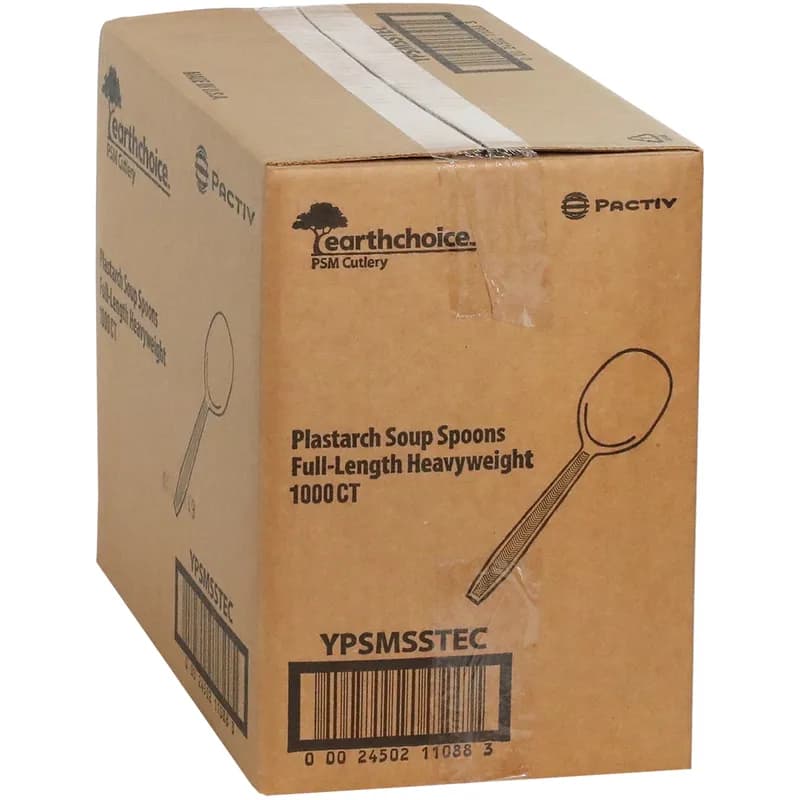 Soup Spoon Full Size 5.5 IN PSM Tan Heavyweight 1000/Case