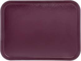 Dinex® Tray 15X20 IN Fiberglass Burgundy Flat 12/Case