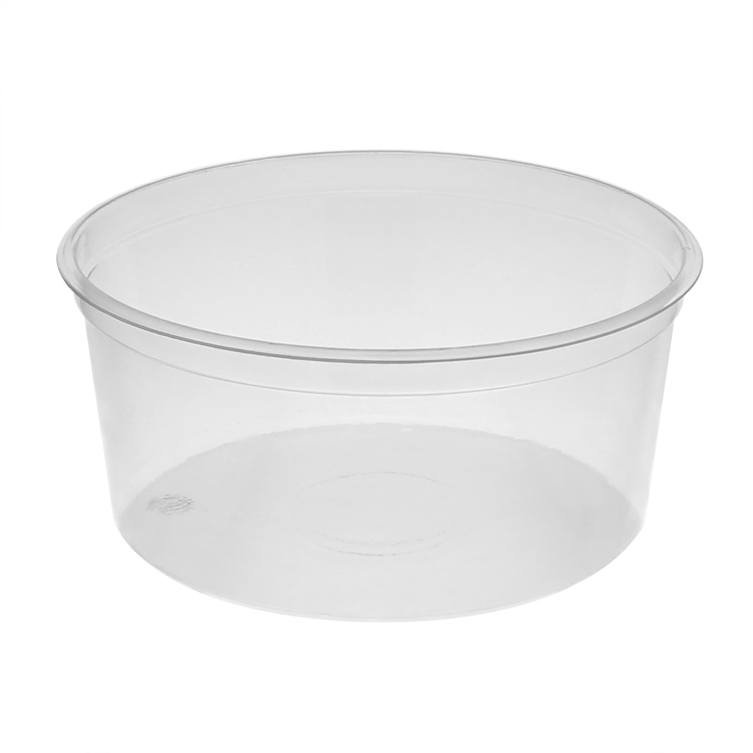 Food Container Base 48 OZ PET Clear Round 300/Case
