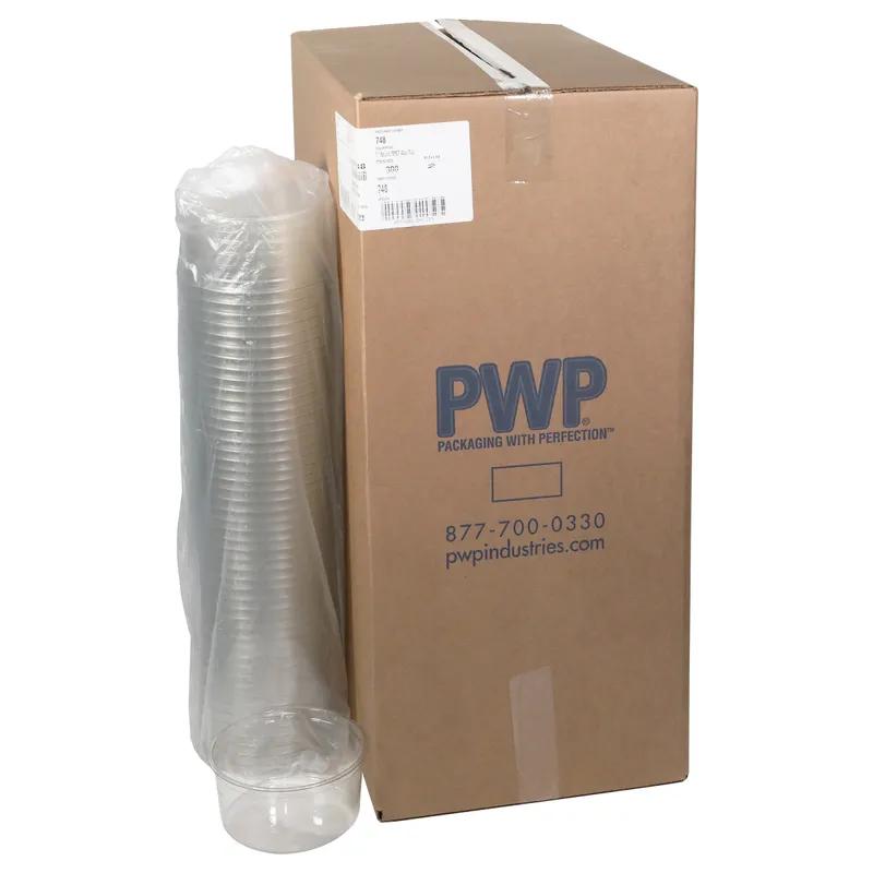 Food Container Base 48 OZ PET Clear Round 300/Case
