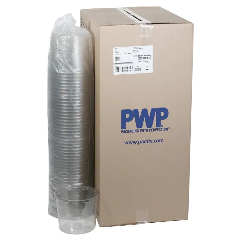 Lid 6.83X5.57 IN PET Clear Round For Container 300/Case