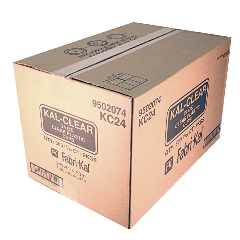 Kal-Clear Cold Cup 24 OZ PET Clear 600/Case