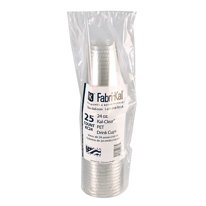 Kal-Clear Cold Cup 24 OZ PET Clear 600/Case