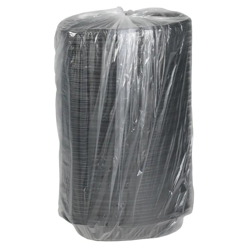 Casserole Take-Out Container Base 7.875X5.25X2.25 IN MFPP Black Oval 250/Case