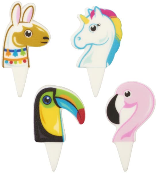 Sweet Décor® Cake Topper Kit 320 Piece Sugar Vanilla Pool Floaty Creations 320/Bag