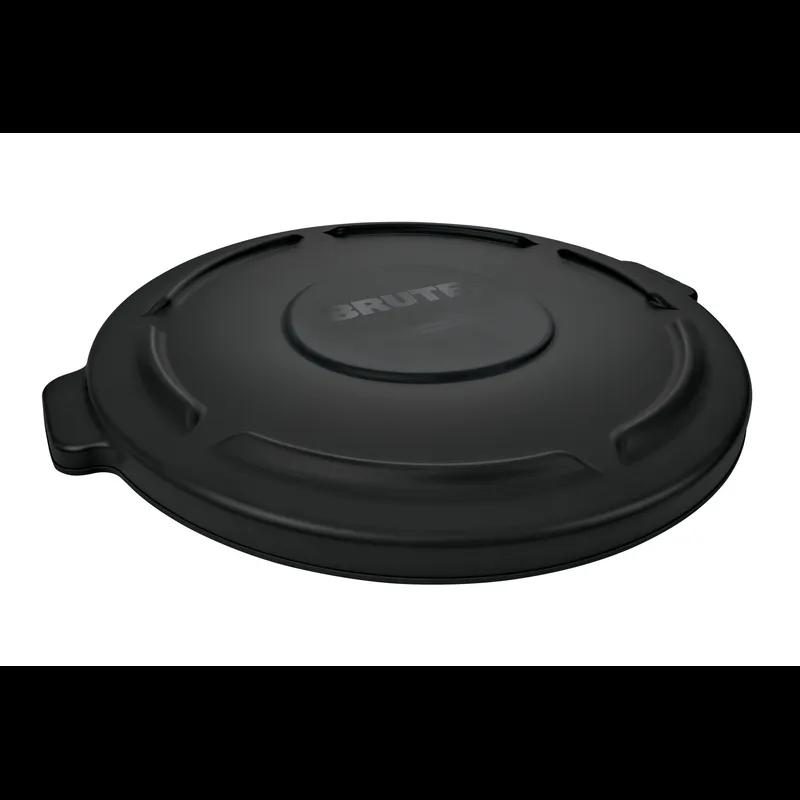 Brute® Lid 24.5X27.5X2 IN 44 GAL Black Resin Food Safe 1/Each