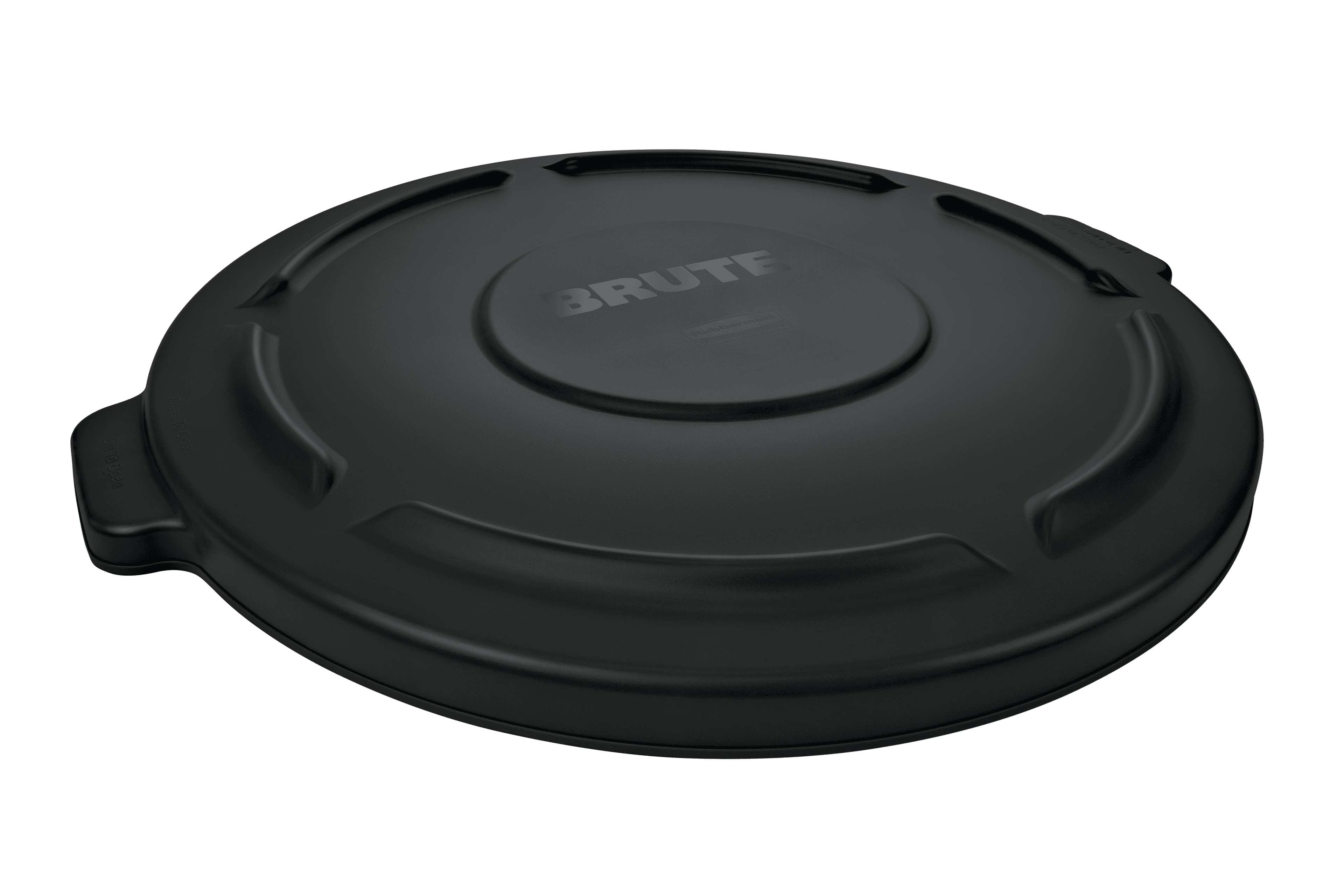 Brute® Lid 24.5X27.5X2 IN 44 GAL Black Resin Food Safe 1/Each
