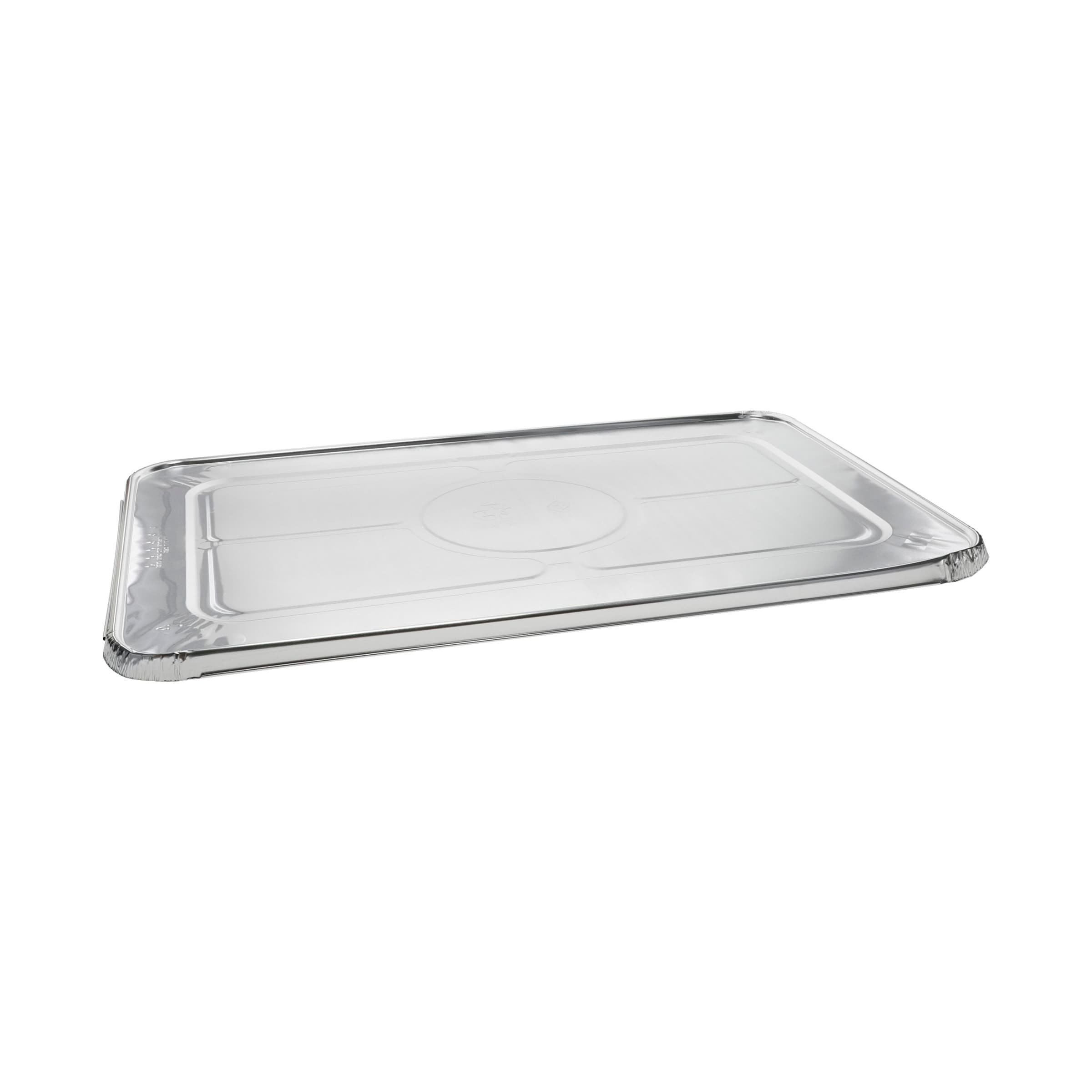 Cover Flat Full Size 20.3X12.4X0.6 IN Aluminum Silver For Pan 80/Case