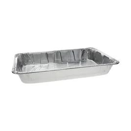 Steam Table Pan Full Size 346 OZ 19.6X11.6X3.4 IN Aluminum Silver 40/Case