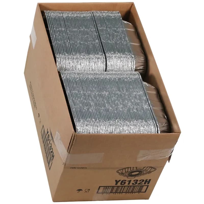 Steam Table Pan 1/2 Size 120 OZ 11.8X9.4X2.6 IN Aluminum Silver Deep 100/Case