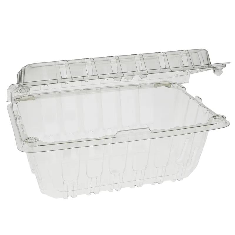 Strawberry Berry Basket Hinged 1 LB PET Clear 360/Case