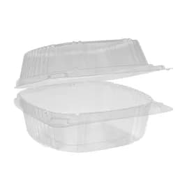 Take-Out Container Hinged 5.8X6X3 IN OPS Clear Square 500/Case