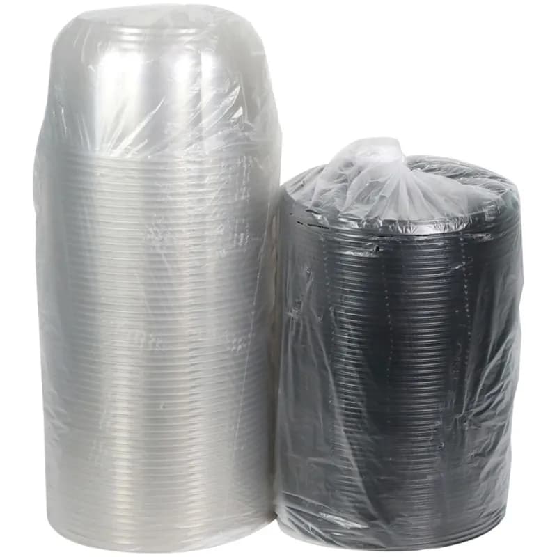 Cake Container & Lid Combo With Rosedome Lid 10.25 IN Black Clear 110 Count/Pack 4 Packs/Case 16 Cases/Pallet