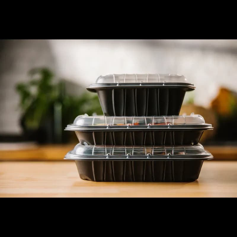 Lid 8.8X8.8X1 IN PP Clear For Entrée2Go Container Vented 154/Case