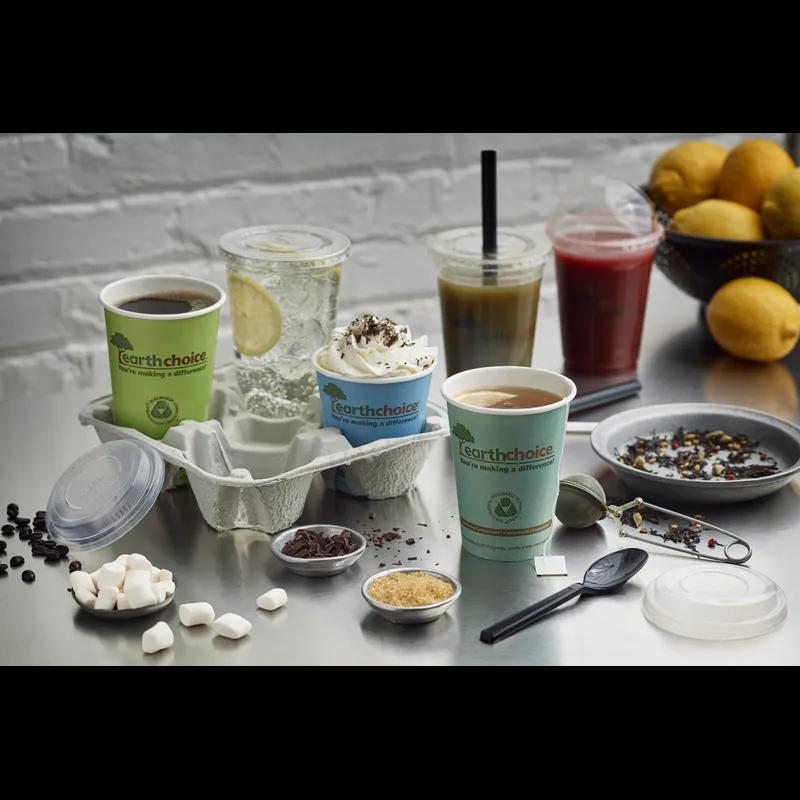 Lid Flat 3.8X0.3 IN RPET Clear For 20 OZ Cold Cup No Slot 1020/Case