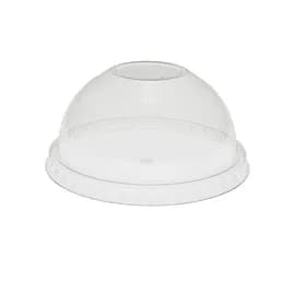 Lid Dome 3.8X1.4 IN RPET Clear Round For 20 OZ Container 900/Case