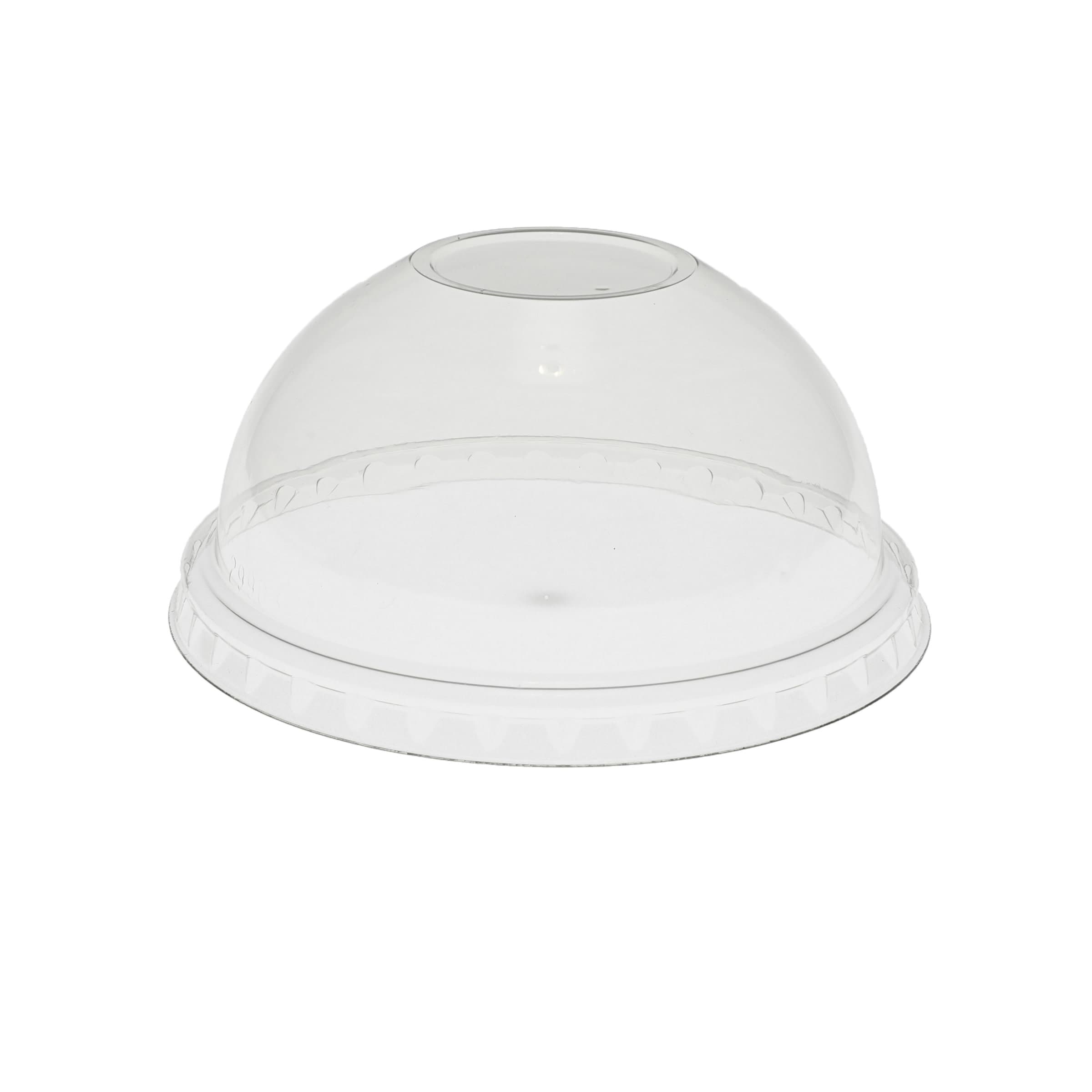 Lid Dome 3.8X1.4 IN RPET Clear Round For 20 OZ Container 900/Case