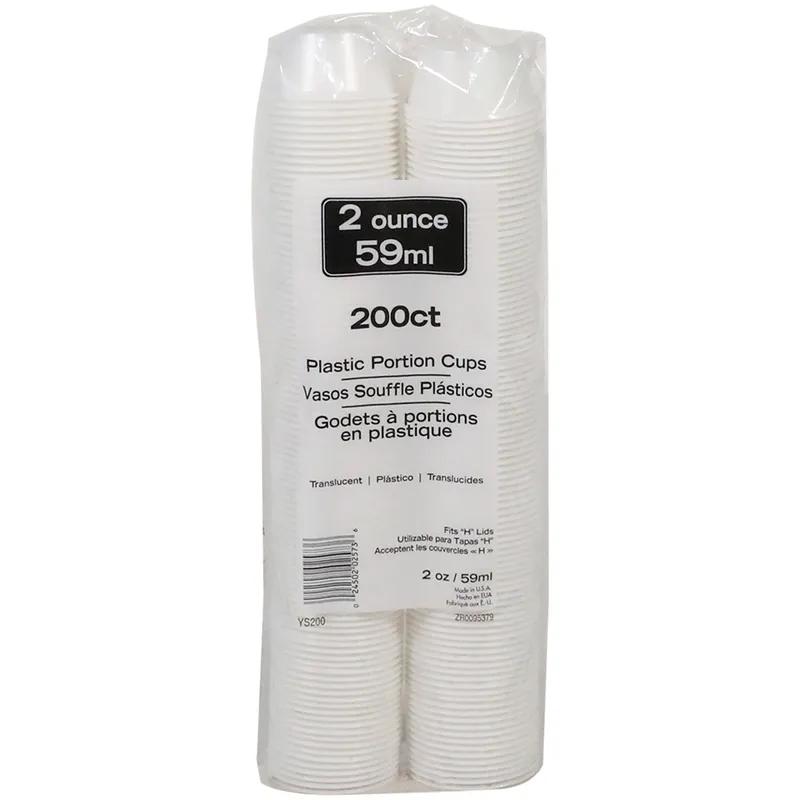 Souffle & Portion Cup 2 OZ HIPS Translucent 2400/Case