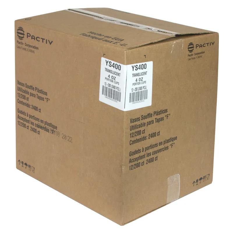Souffle & Portion Cup 4 OZ HIPS Translucent 2400/Case
