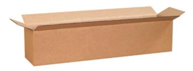 Regular Slotted Container (RSC) 28X6X6 IN Corrugated Cardboard 32ECT 20 Count/Bundle 560 Count/Pallet