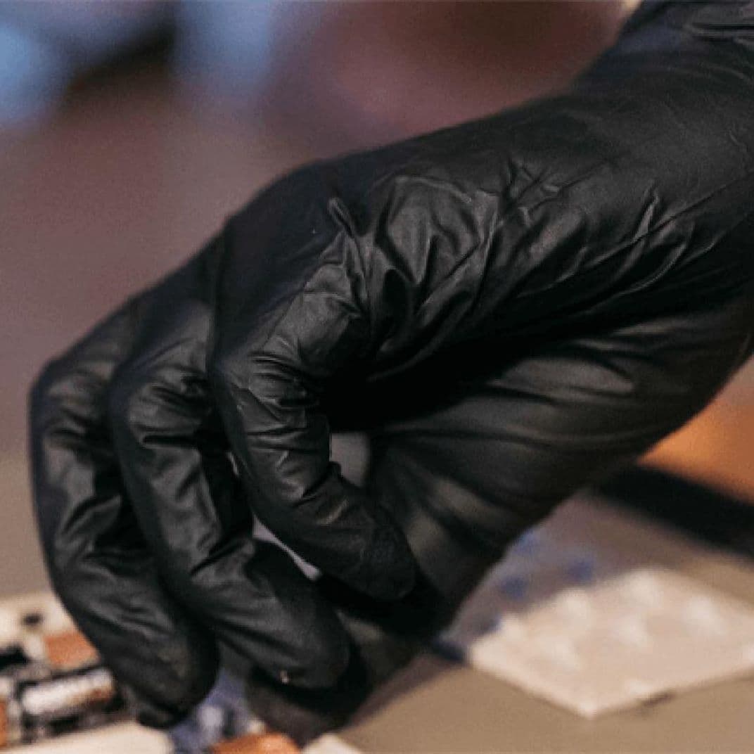 Gloveworks® Gloves XXL Black 5MIL Textured Nitrile Powder-Free 100 Count/Box 10 Box/Case