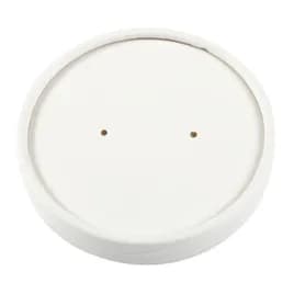 PrimeWare® Lid Paper White For 8-16 OZ Container Vented 500/Case