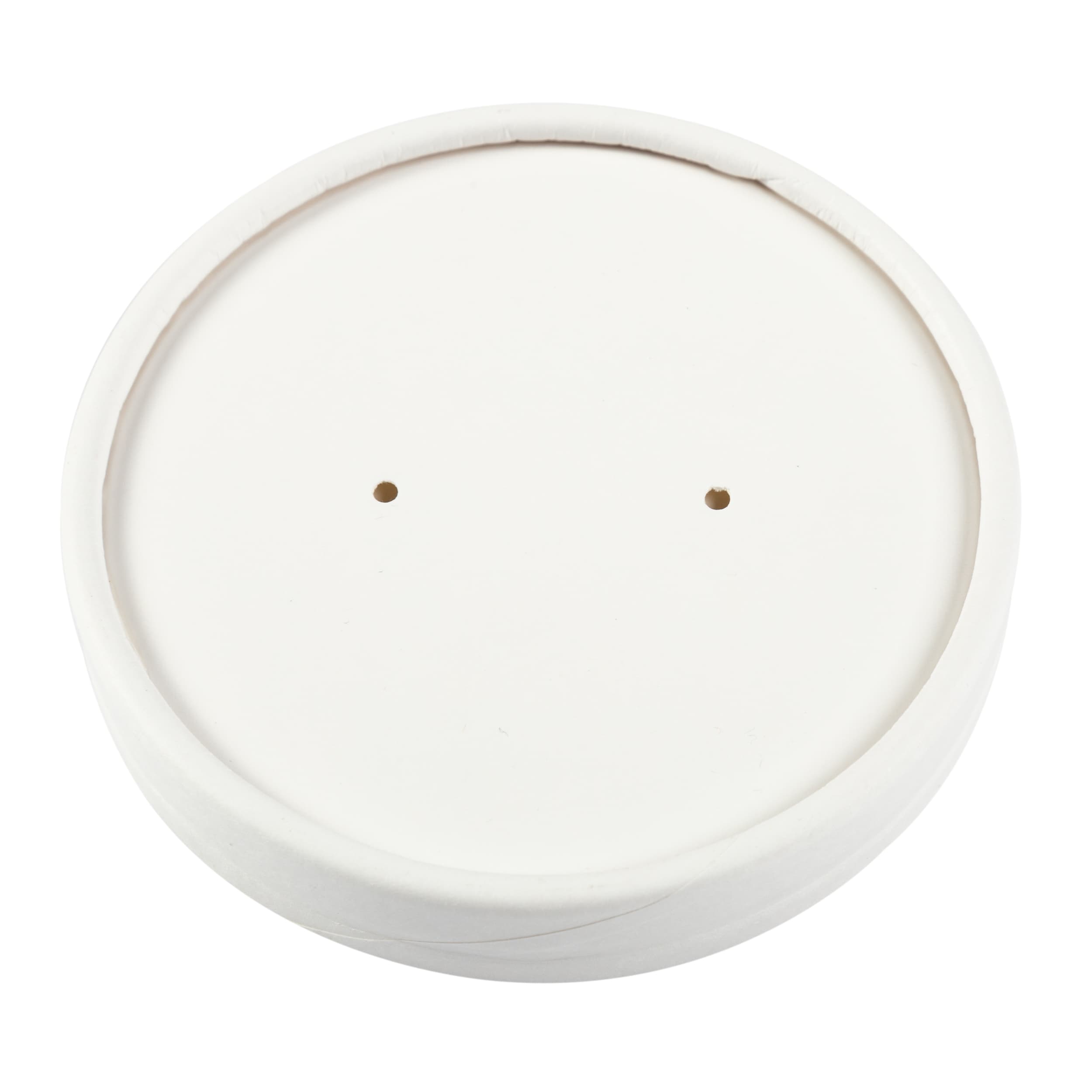 PrimeWare® Lid Paper White For 8-16 OZ Container Vented 500/Case