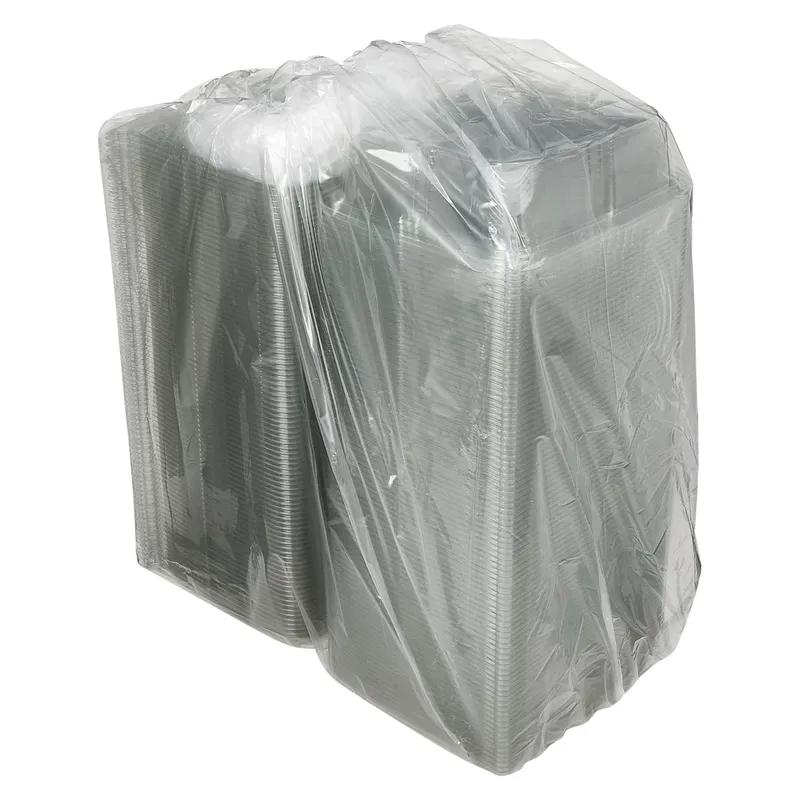 Victoria Bay Deli Container Hinged 48 OZ RPET Clear Tamper-Evident 88 Count/Pack 2 Packs/Case 176 Count/Case