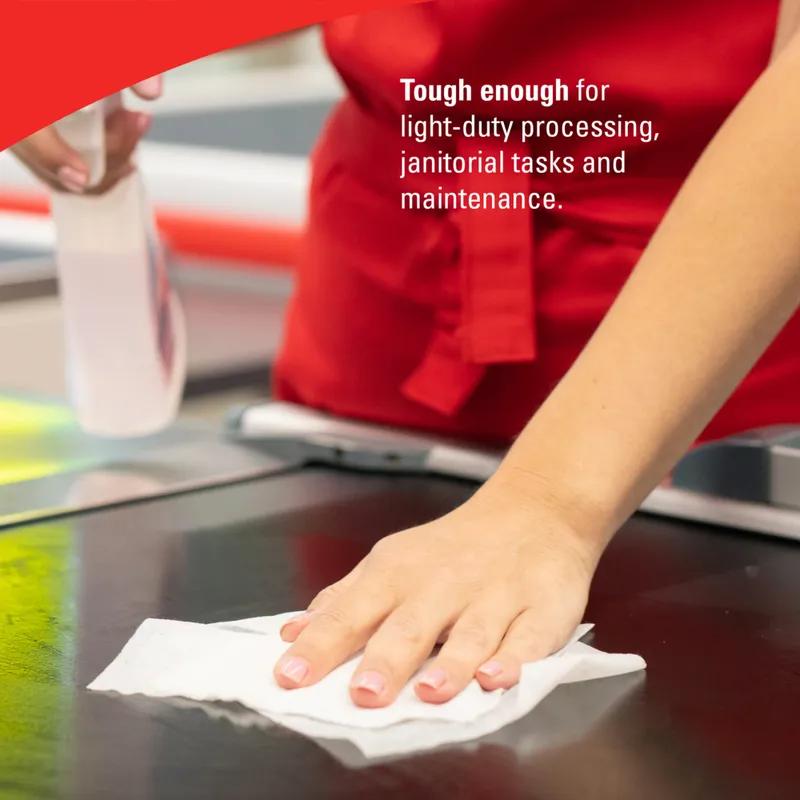 WypAll® L30 Cleaning Towel 10X10.8 IN Heavy Duty DRC White Pop-Up Box 120 Sheets/Pack 10 Packs/Case 1200 Sheets/Case