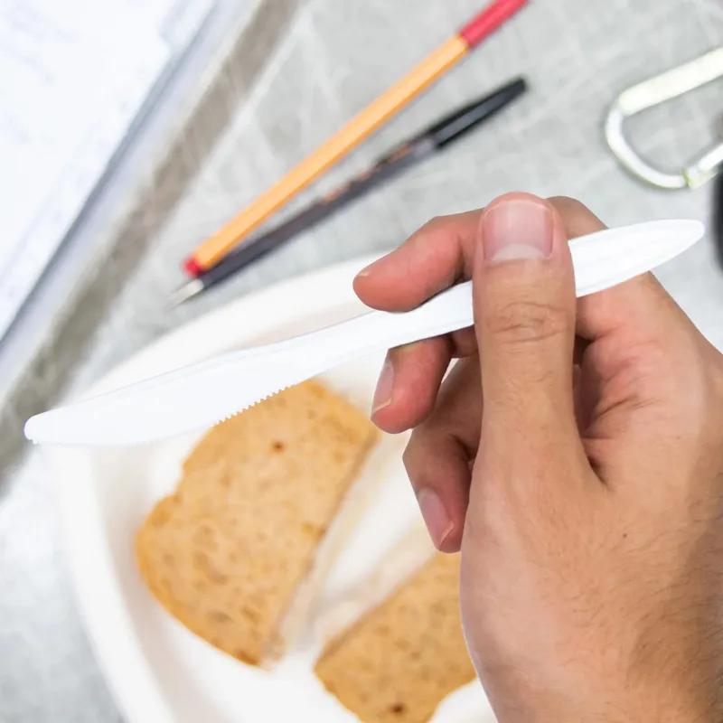 Dart® Style Setter® Knife 6.5 IN PP White Medium Weight 1000/Case