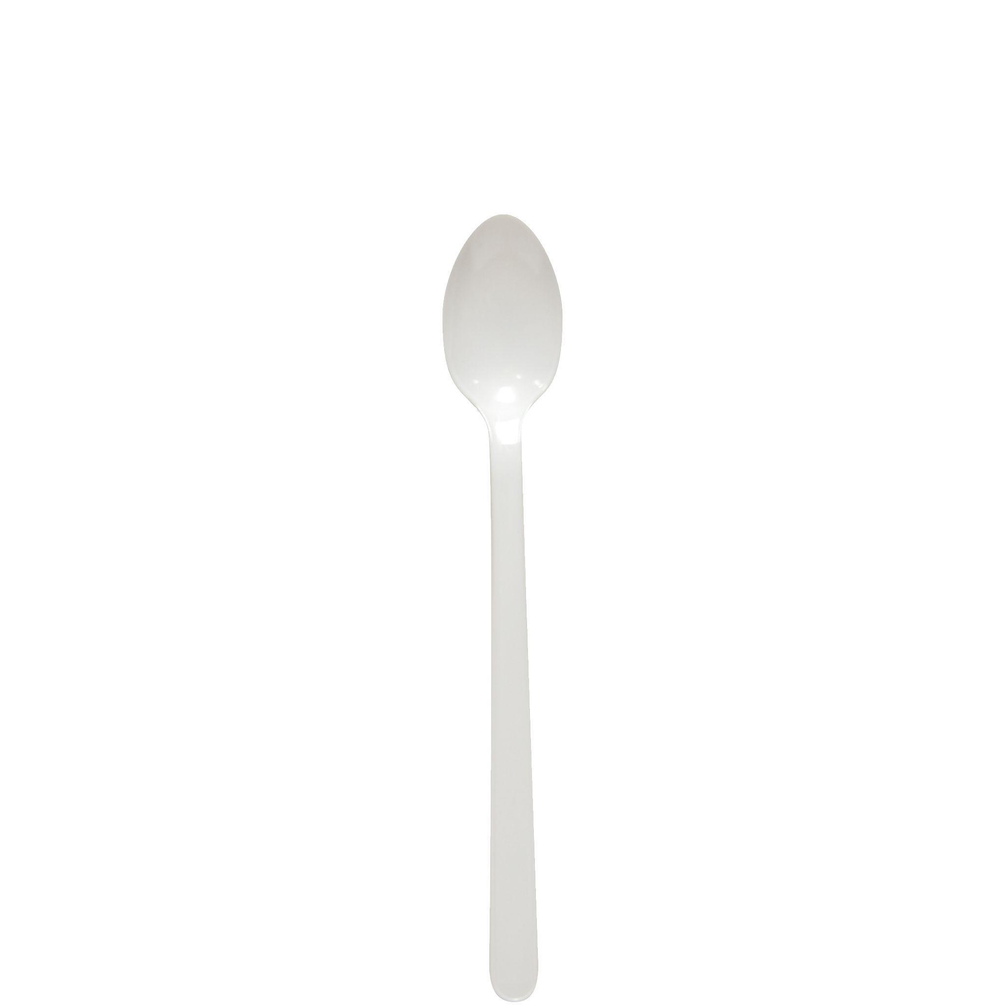 Solo® Soda Spoon 7.9X1.2 IN PS White Medium Weight 1000/Case