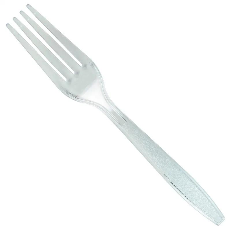 Fork Plastic Clear Extra Heavy Wrapped 1000/Case