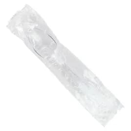 Spoon Plastic Clear Extra Heavy Wrapped 1000/Case