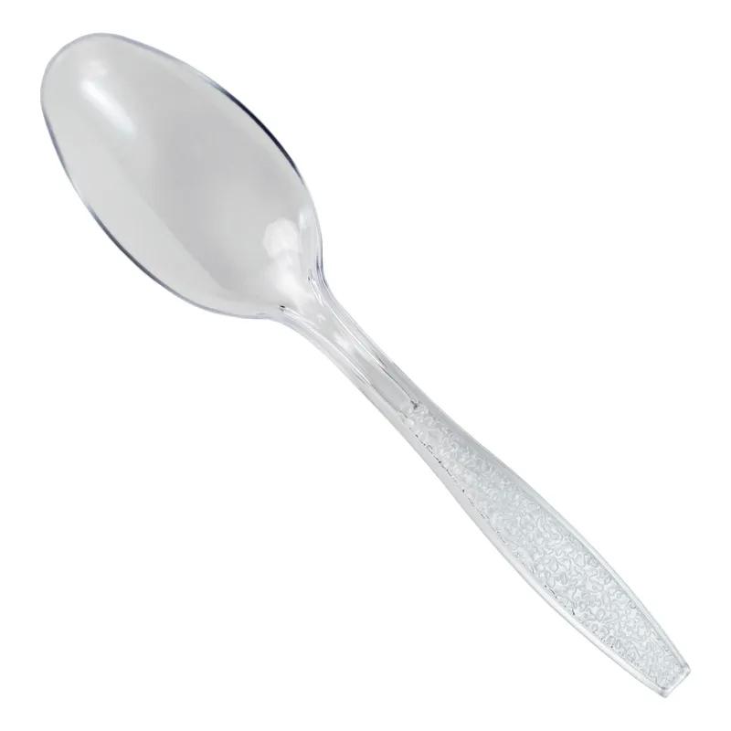 Spoon Plastic Clear Extra Heavy Wrapped 1000/Case