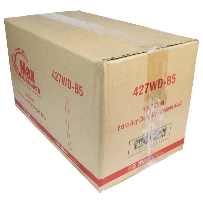 Knife Plastic Clear Extra Heavy Wrapped 1000/Case