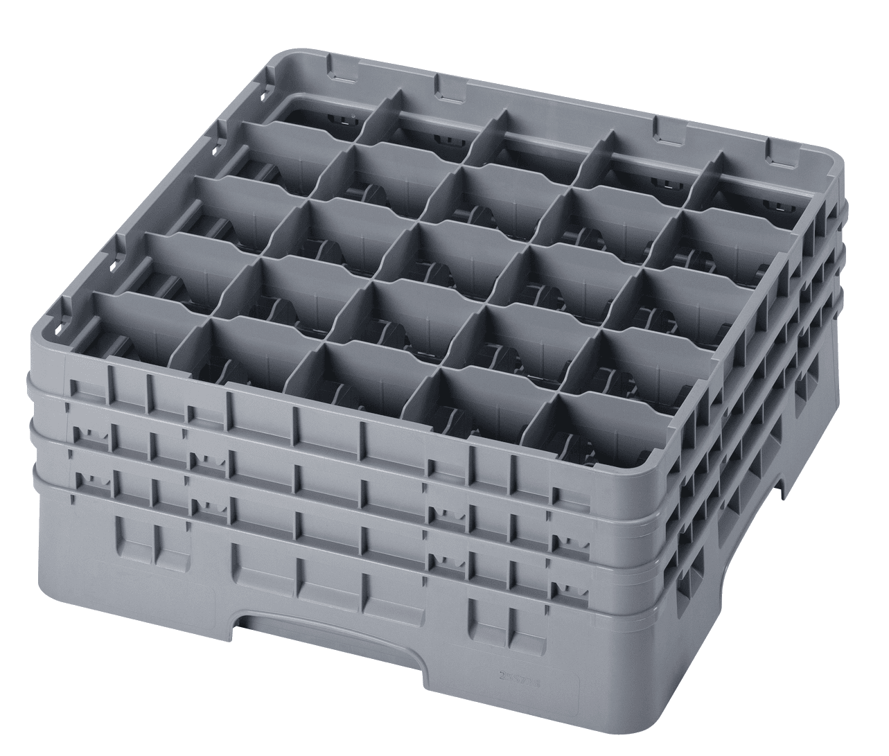Camrack® Drying Rack 7.75 IN 25 Compartment Soft Gray 1/Each
