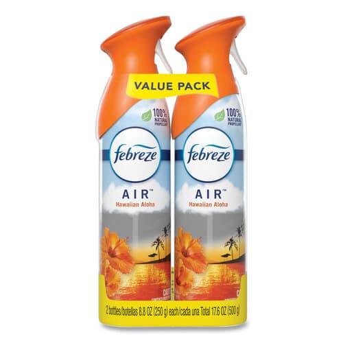 Febreze Air Freshener Hawaiian Aloha Aerosol 8.8 OZ 6/Case