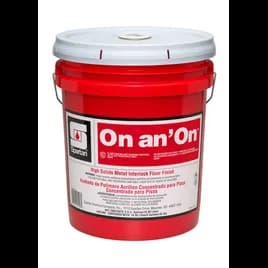 On an' On® Floor Finish 5 GAL RTU Non-Buff Metal Interlock 1/Pail